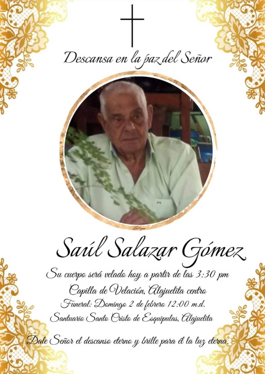 Fallece testigo de la construcción de la Cruz de&nbsp;Alajuelita