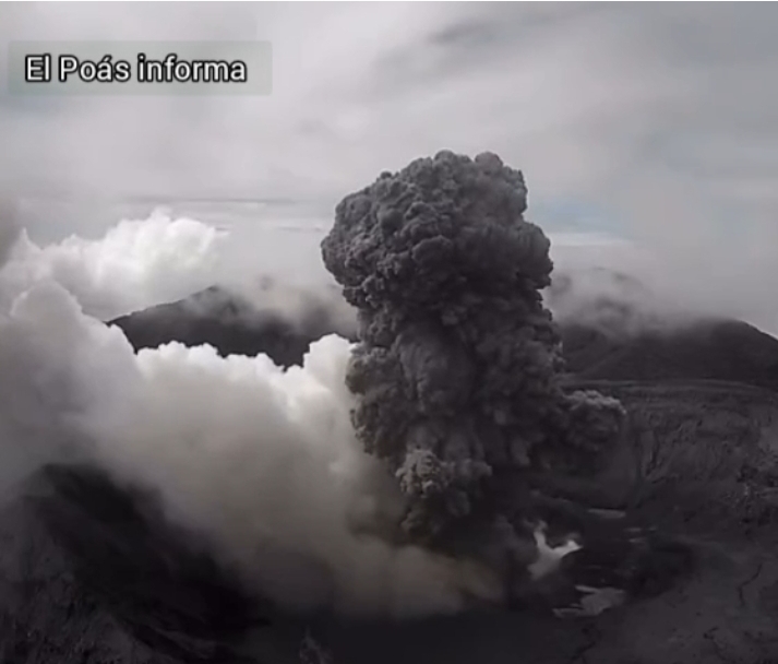 Volcán Poás en alerta&nbsp;roja