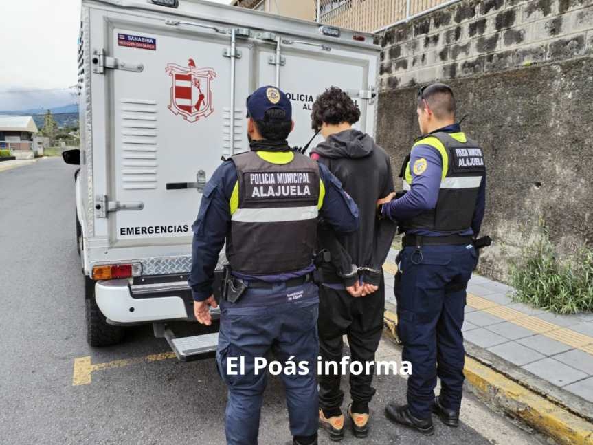 Policía de Alajuela frustra tres delitos en una sola&nbsp;mañana