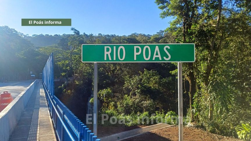 Hoy se abre el paso sobre el río&nbsp;Poás