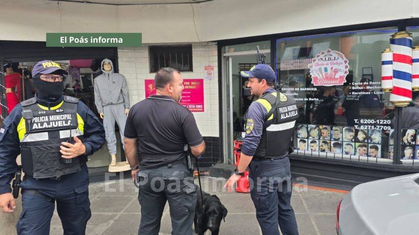 Clausuran barberías en Alajuela por venta de&nbsp;droga