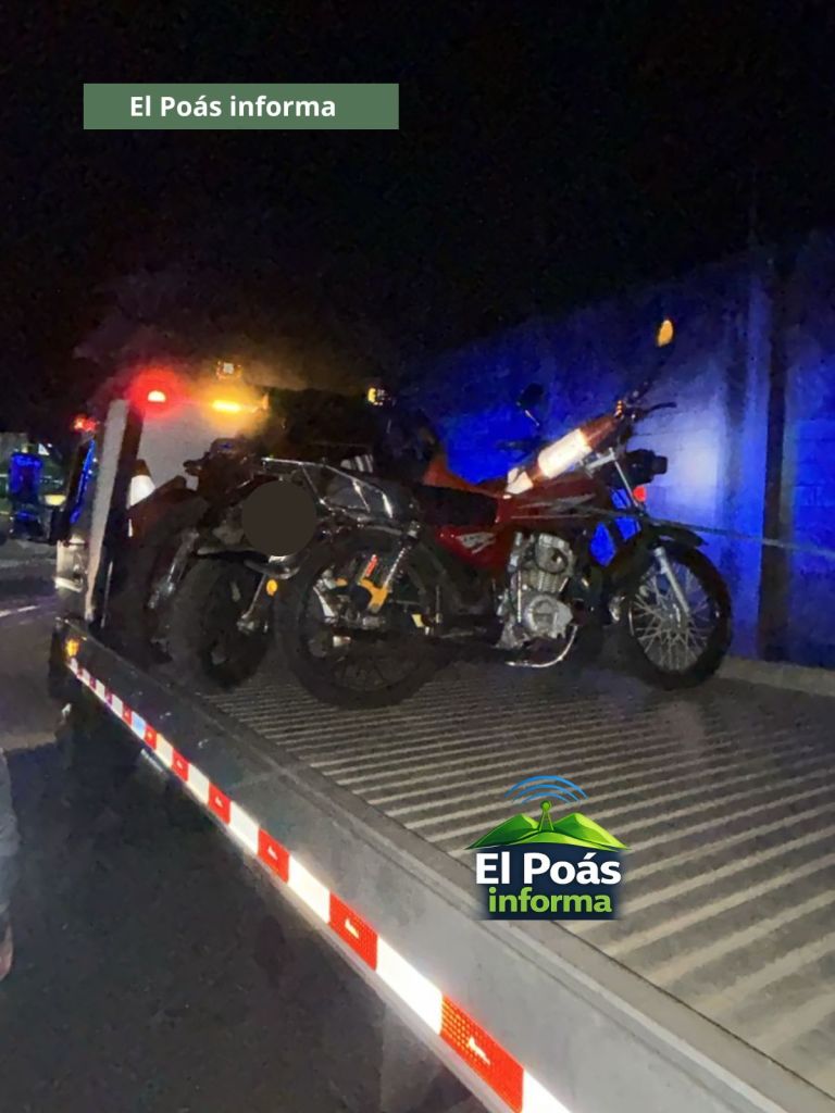 Motocicletas decomisadas en operativo policial